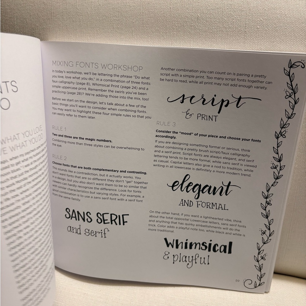 Hand Lettering for Relaxation Art Book - Picture 4 of 8